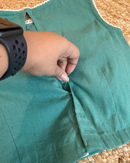 Country Fields Turquoise Blouse