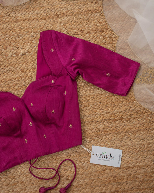 Dhura Magenta Blouse