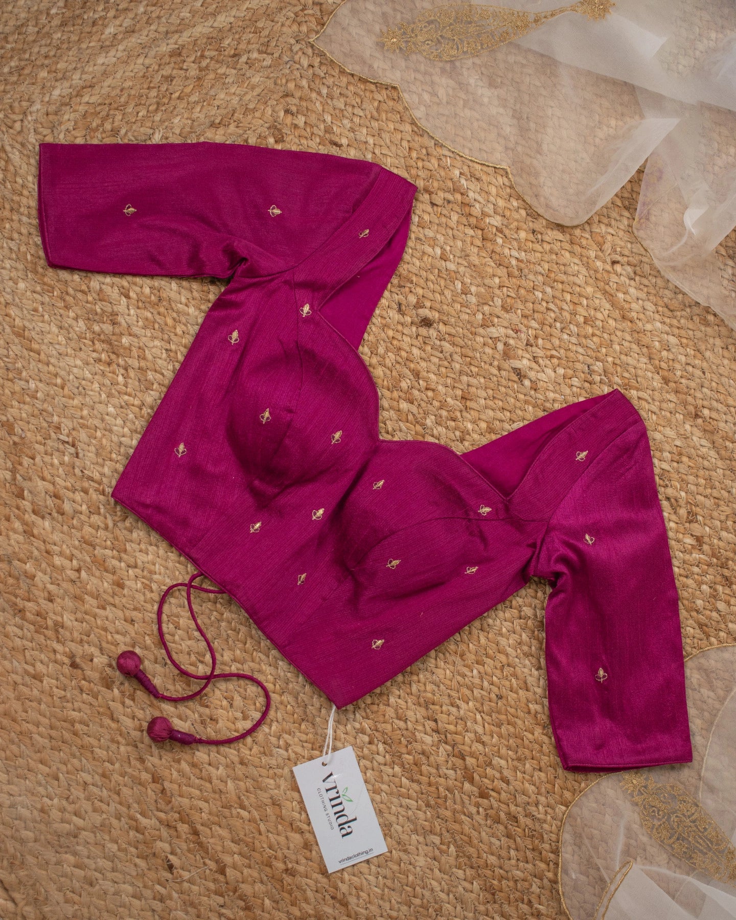 Dhura Magenta Blouse