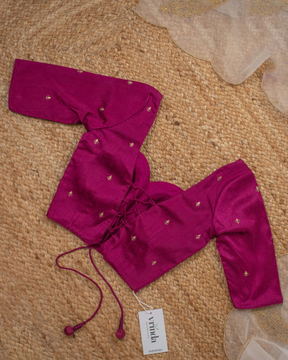 Dhura Magenta Blouse