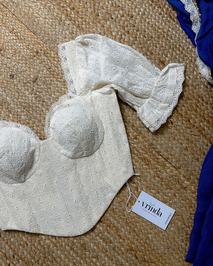 Elsie’s Embroidered Corset Blouse