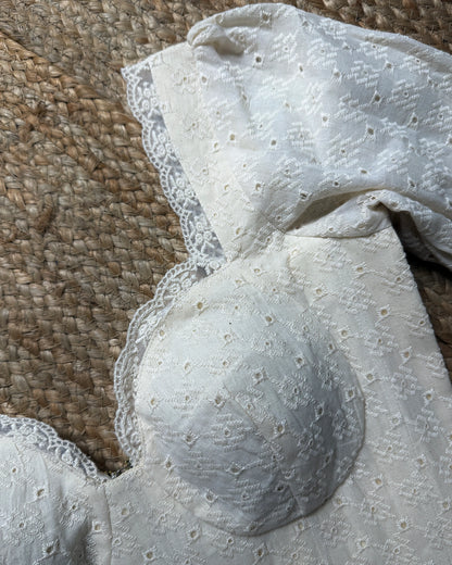 Elsie’s Embroidered Corset Blouse