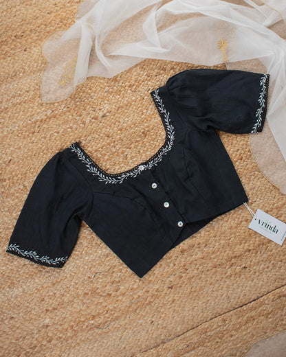 Elyna Black Blouse