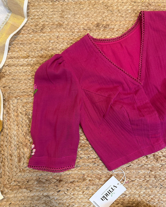 Fuschia Valley Blouse