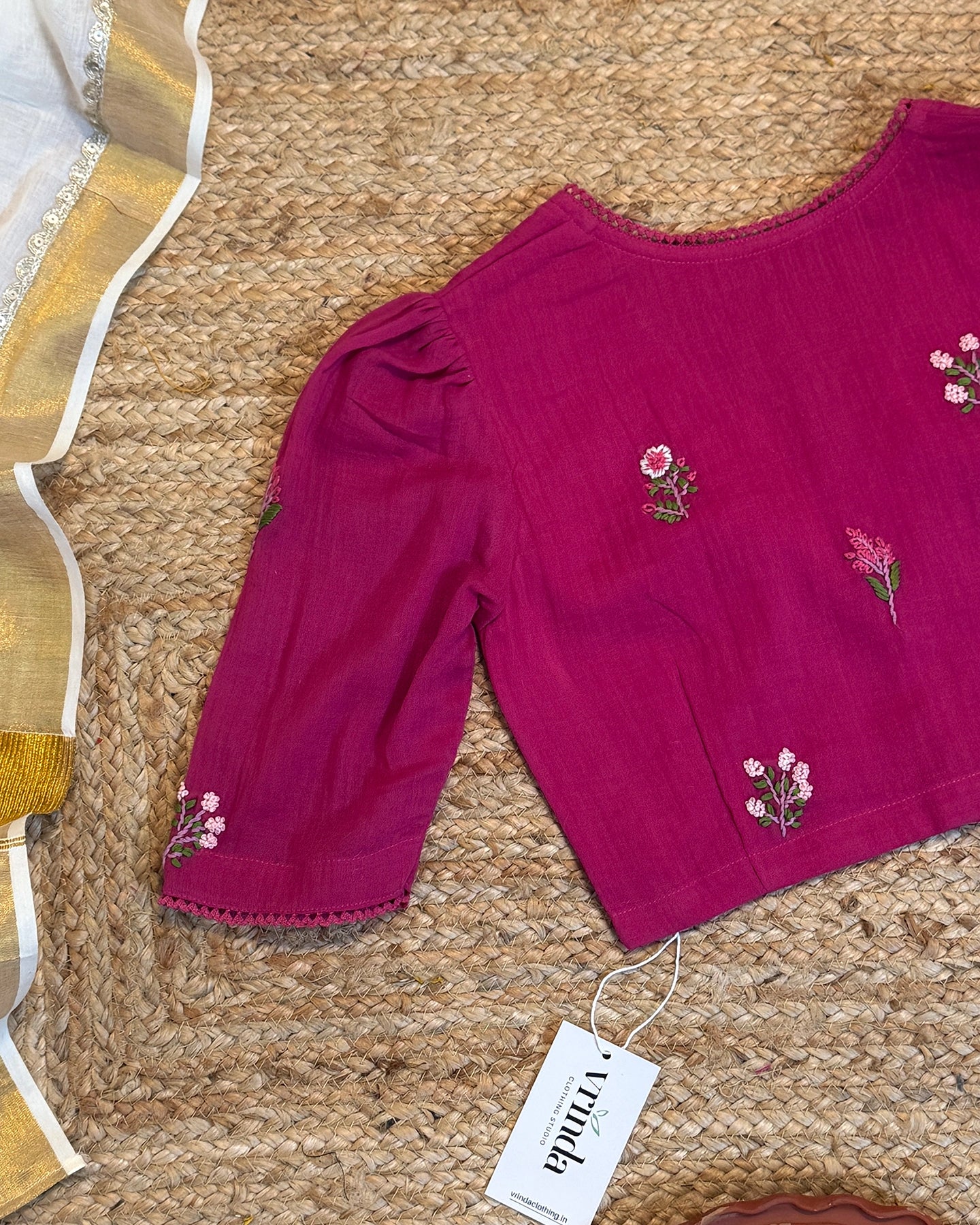 Fuschia Valley Blouse