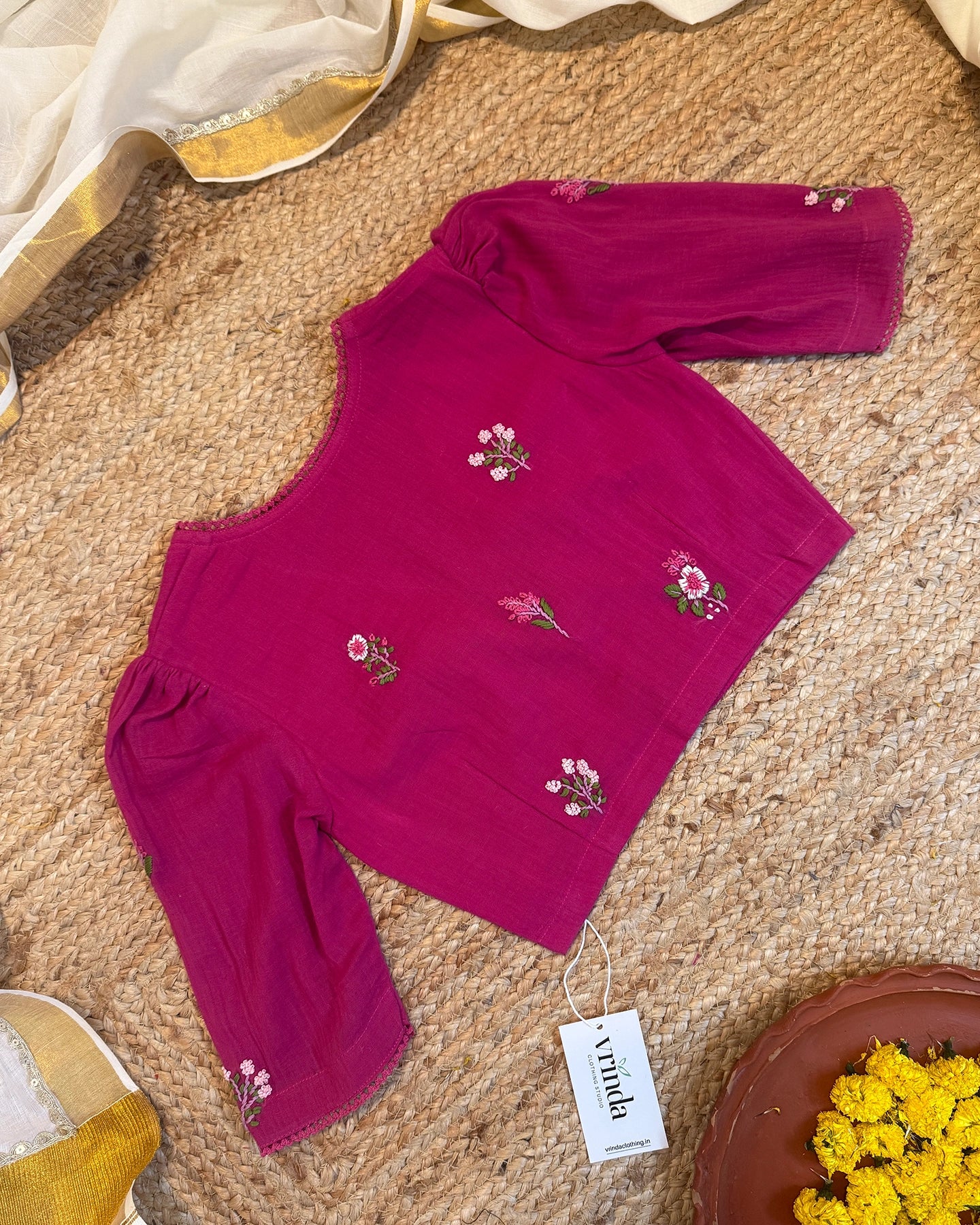 Fuschia Valley Blouse