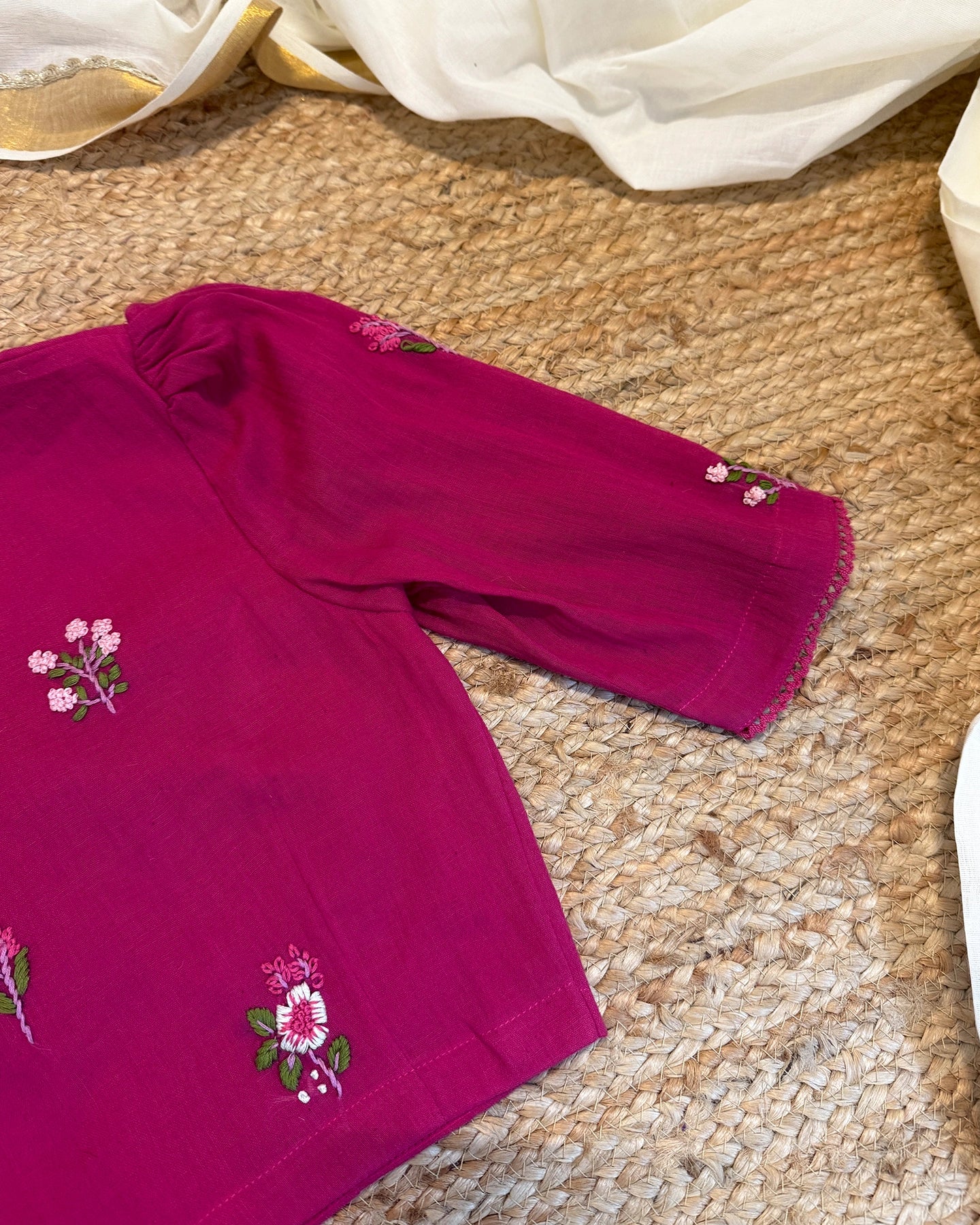 Fuschia Valley Blouse