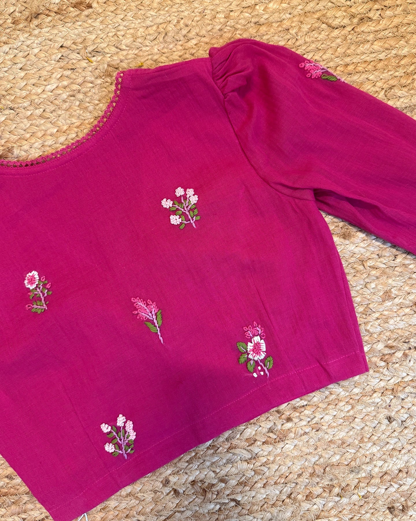 Fuschia Valley Blouse