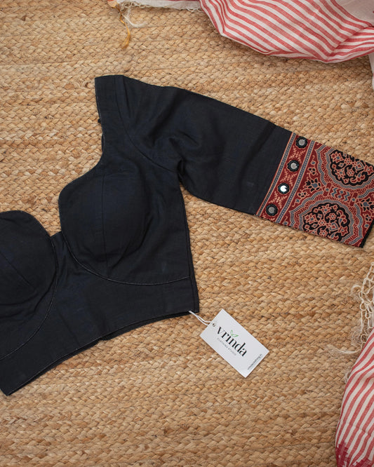Gargi Black Blouse