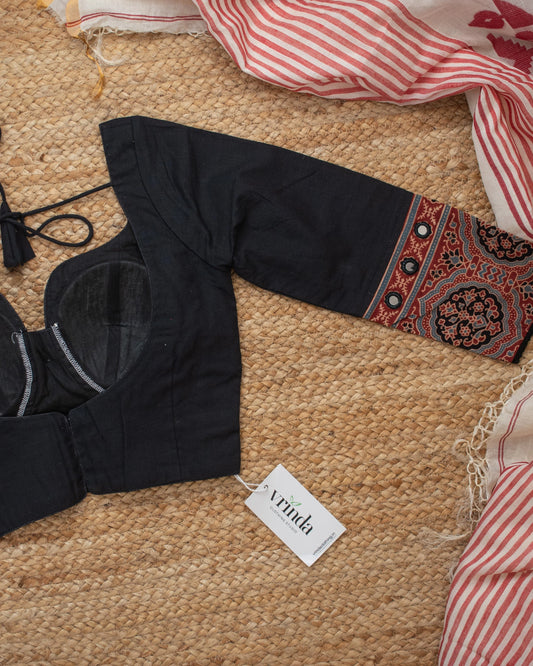 Gargi Black Blouse