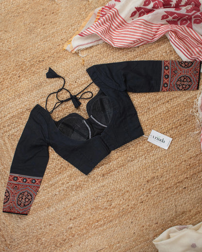 Gargi Black Blouse