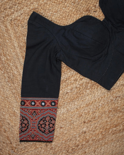 Gargi Black Blouse