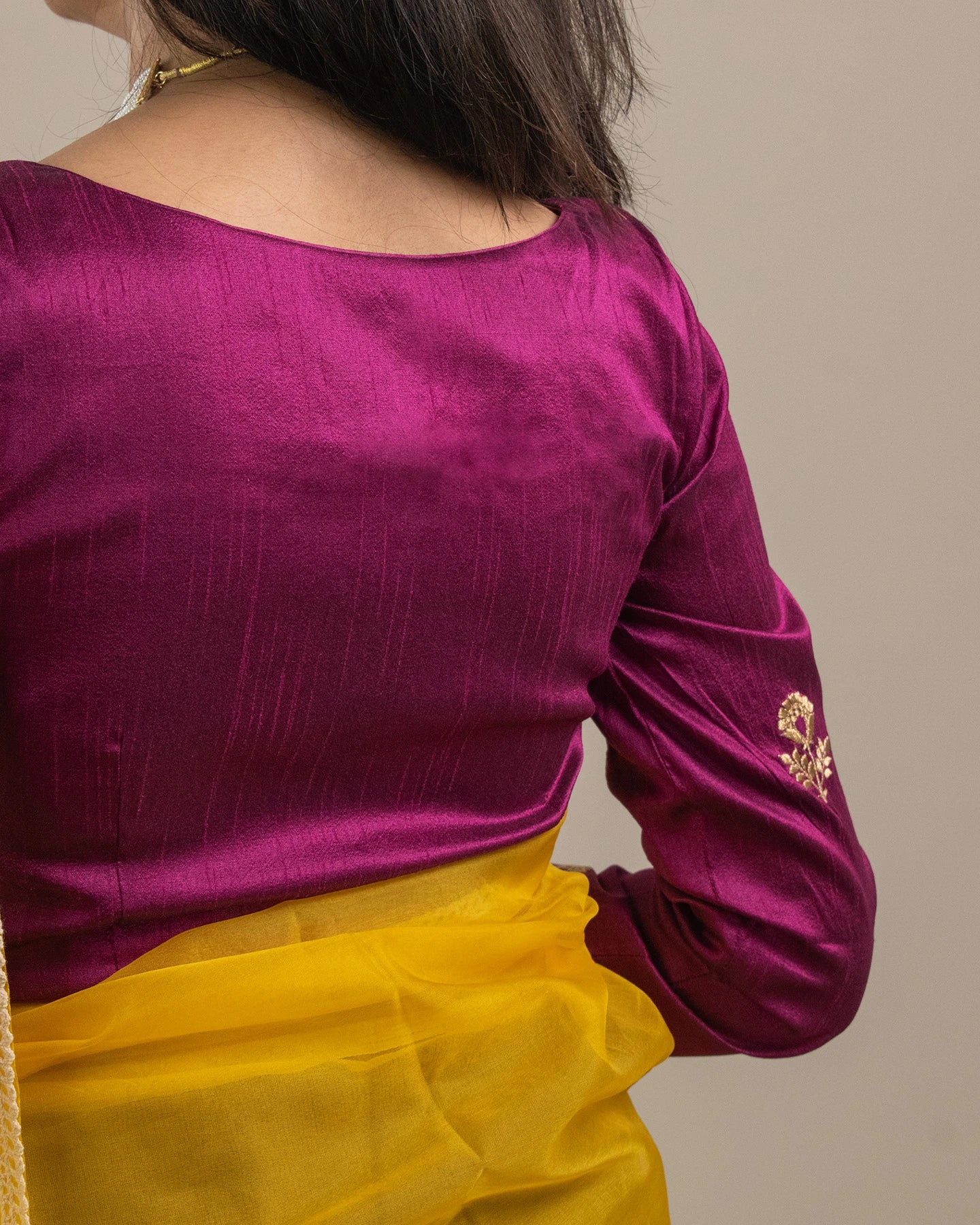 Gold Tulip Purple Blouse