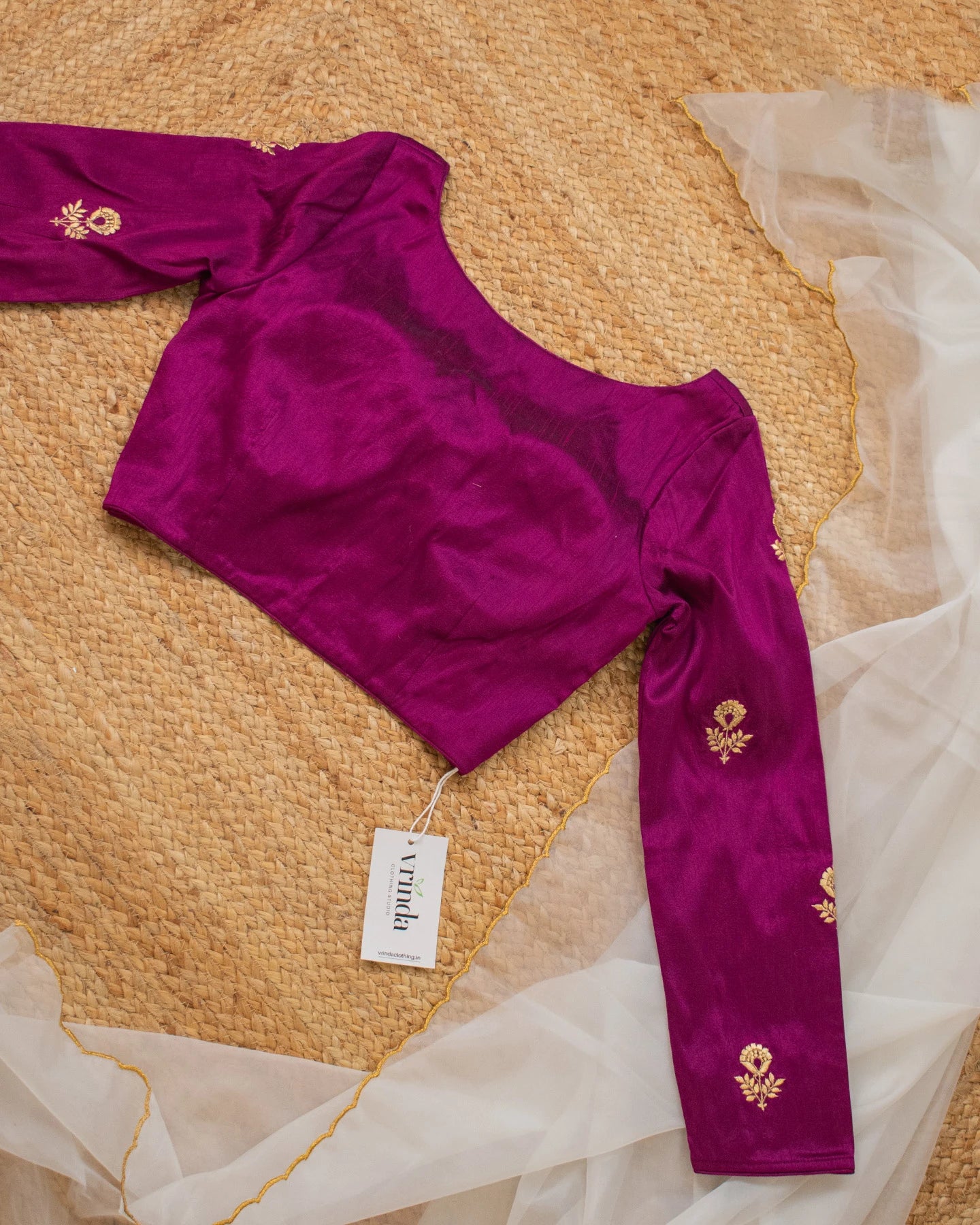 Gold Tulip Purple Blouse