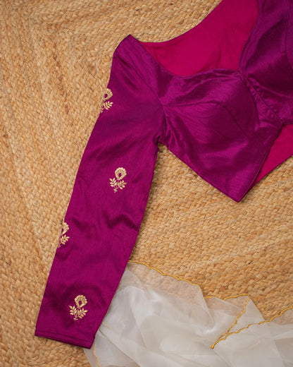 Gold Tulip Purple Blouse