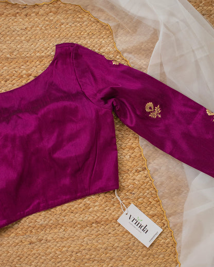 Gold Tulip Purple Blouse