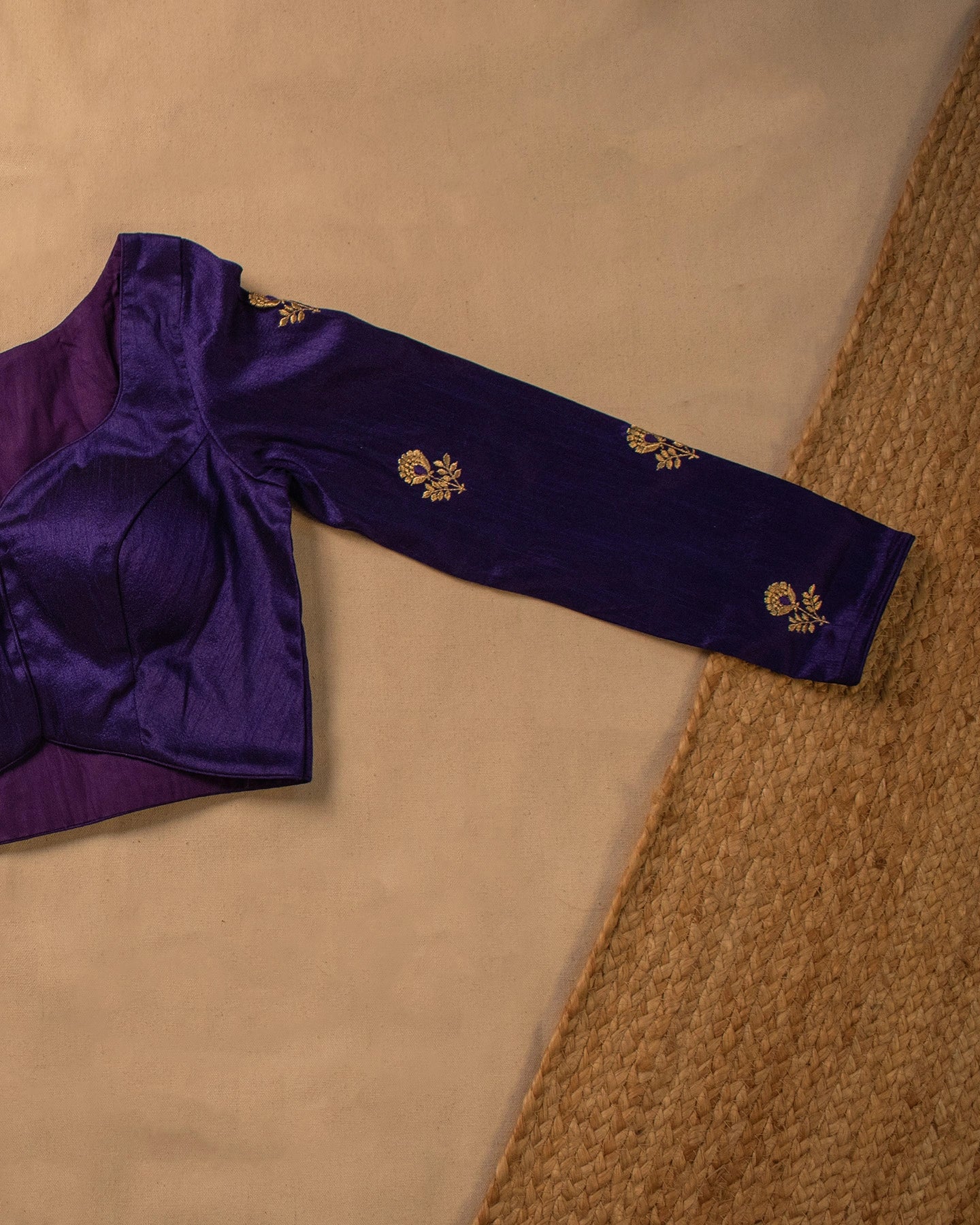 Gold Tulip Purple Blouse