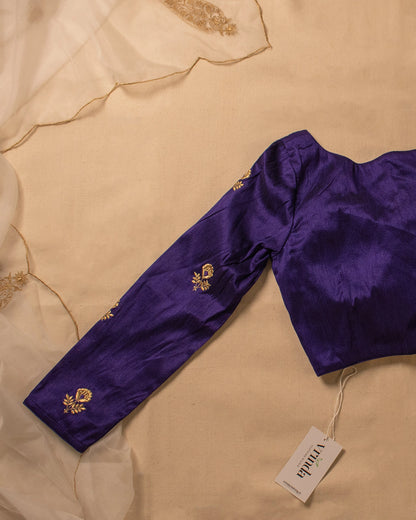 Gold Tulip Purple Blouse