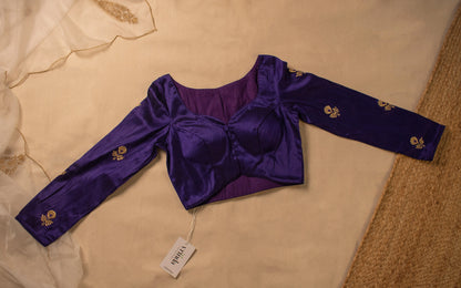 Gold Tulip Purple Blouse