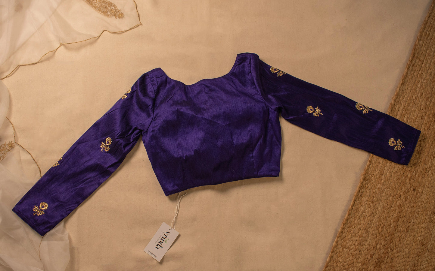 Gold Tulip Purple Blouse