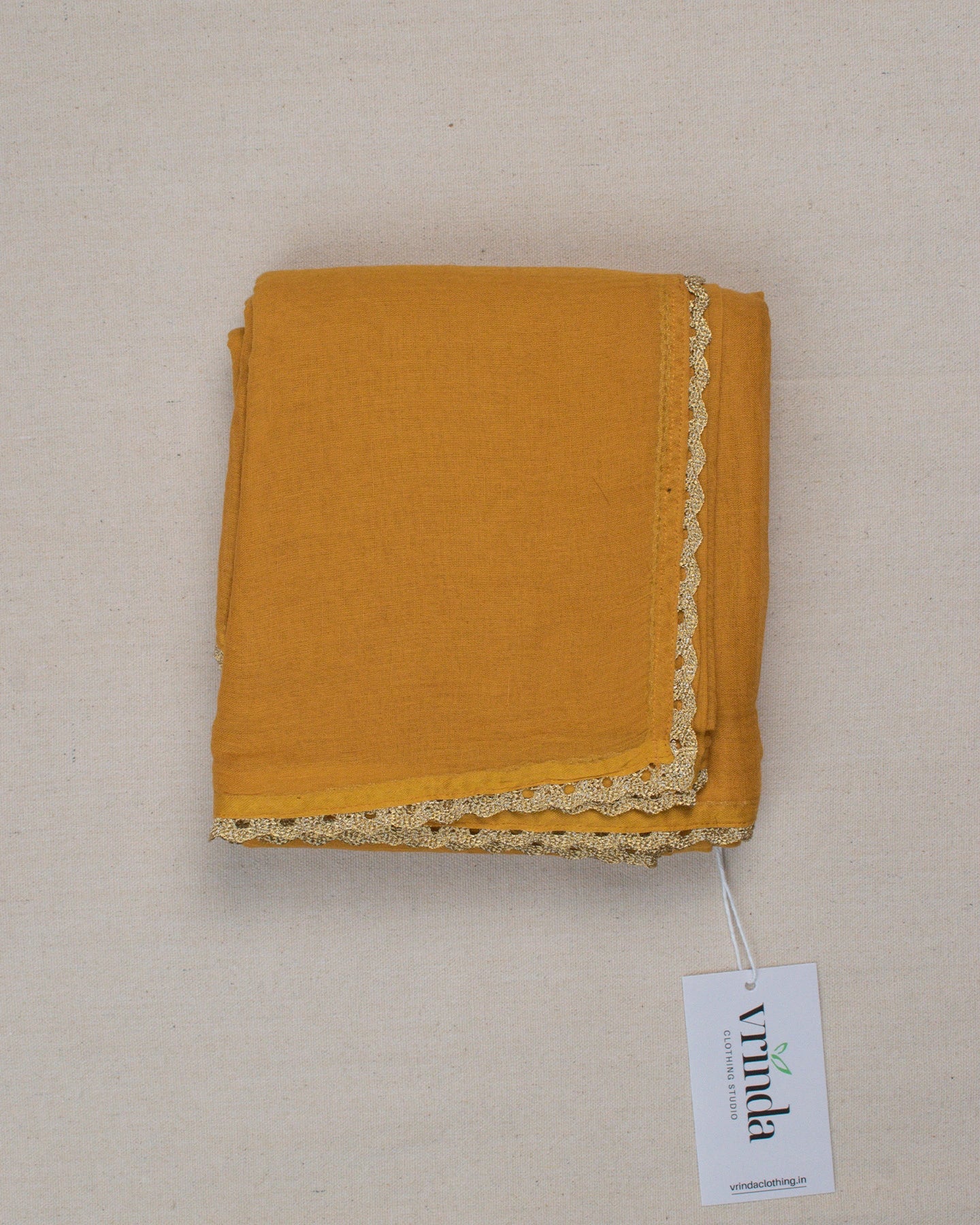Gold's Ochre Saree