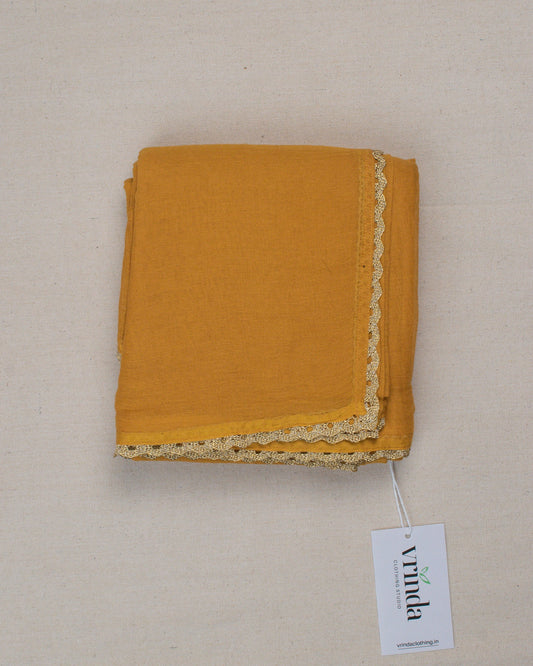 Gold's Ochre Saree