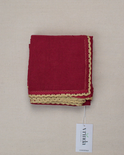 Gold's Ruby Saree
