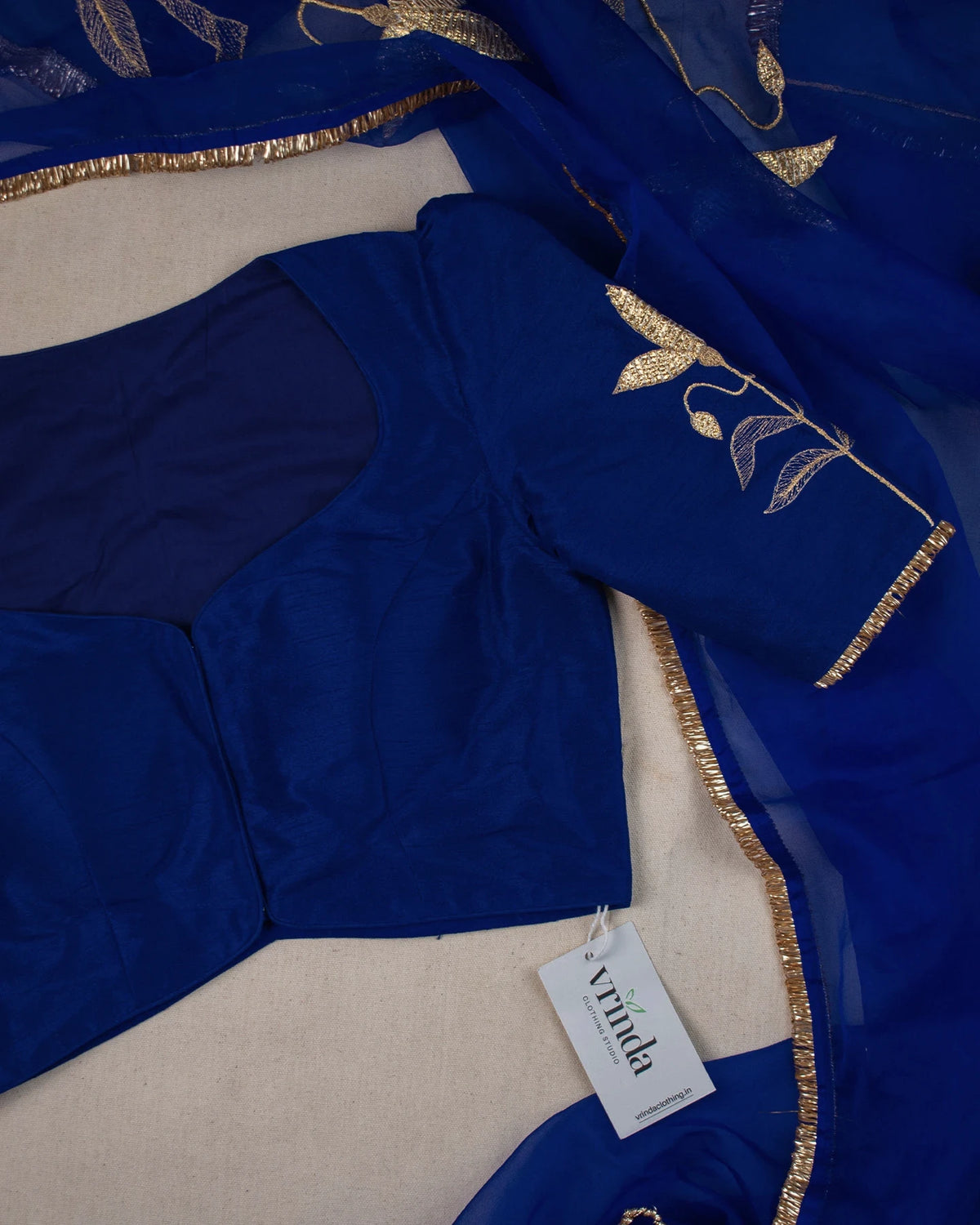 Gota Padma Neela Blouse