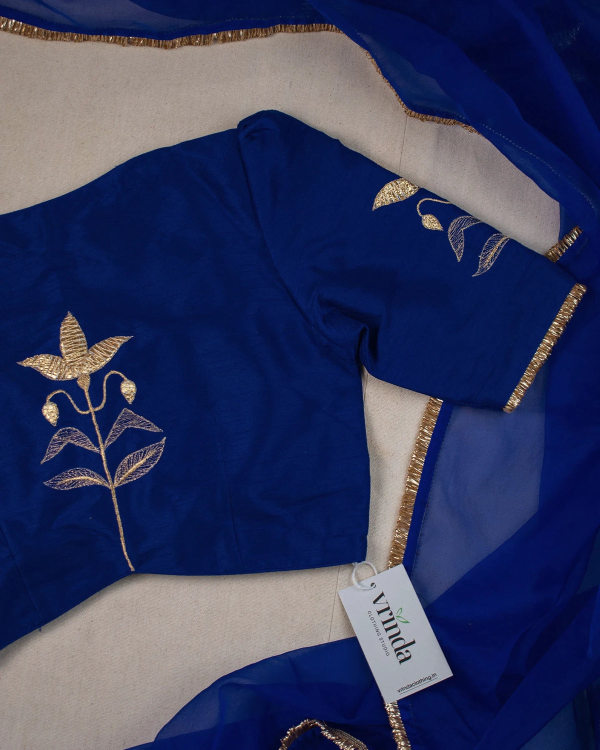 Gota Padma Neela Blouse