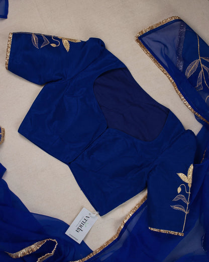 Gota Padma Neela Blouse