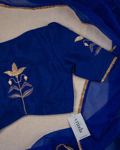 Gota Padma Neela Blouse
