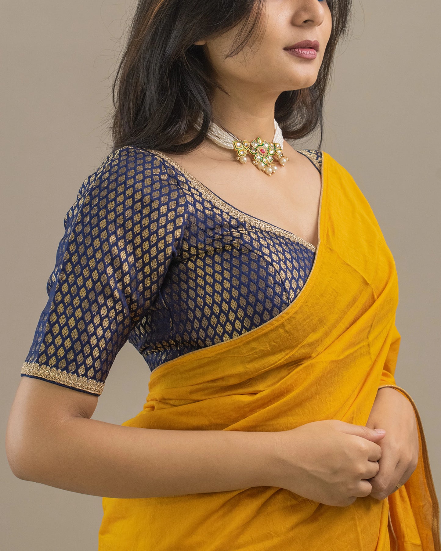 Hiranmayi Neela Blouse