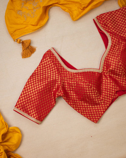 Hiranmayi Surkhi Blouse
