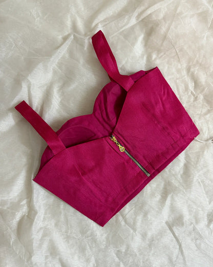 Hotpink Corset Blouse