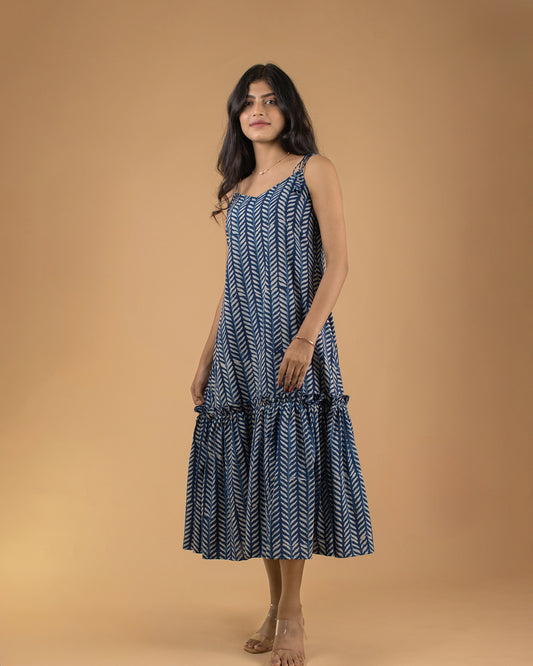 Indigo Fern Dress