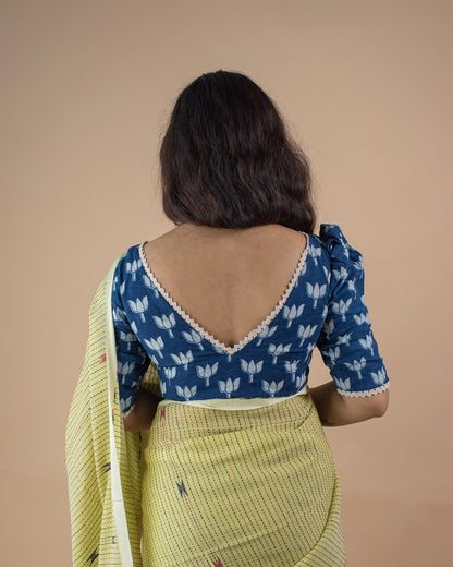 Indigo Lotus Blouse