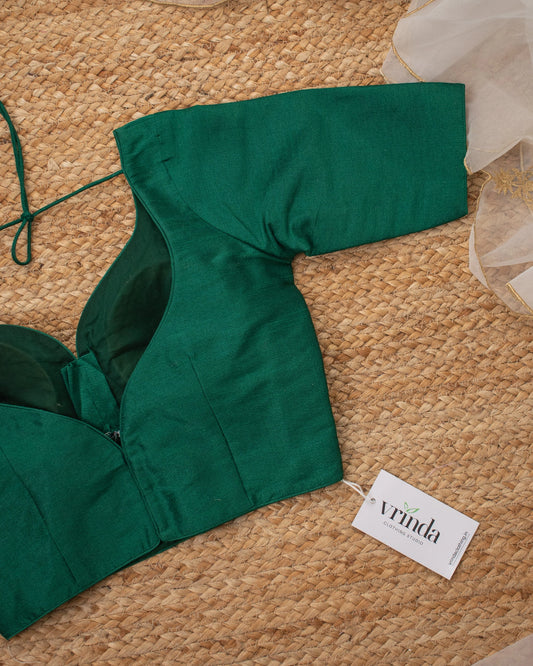 Isha Emerald Blouse