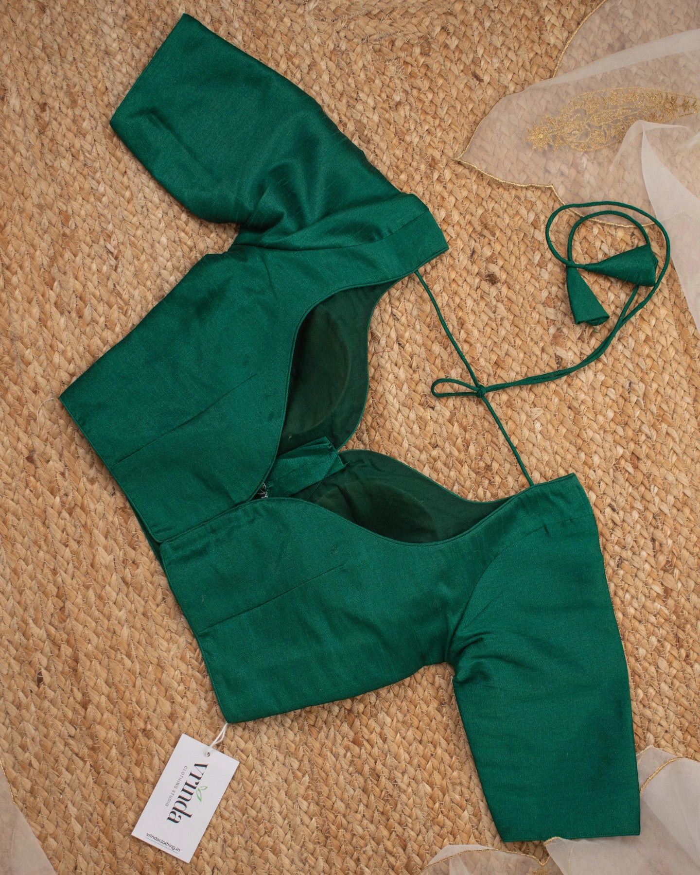 Isha Emerald Blouse