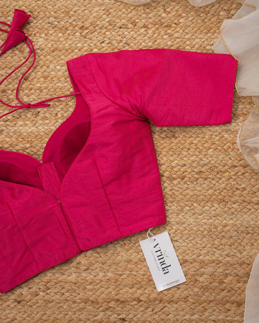 Isha Hotpink Blouse