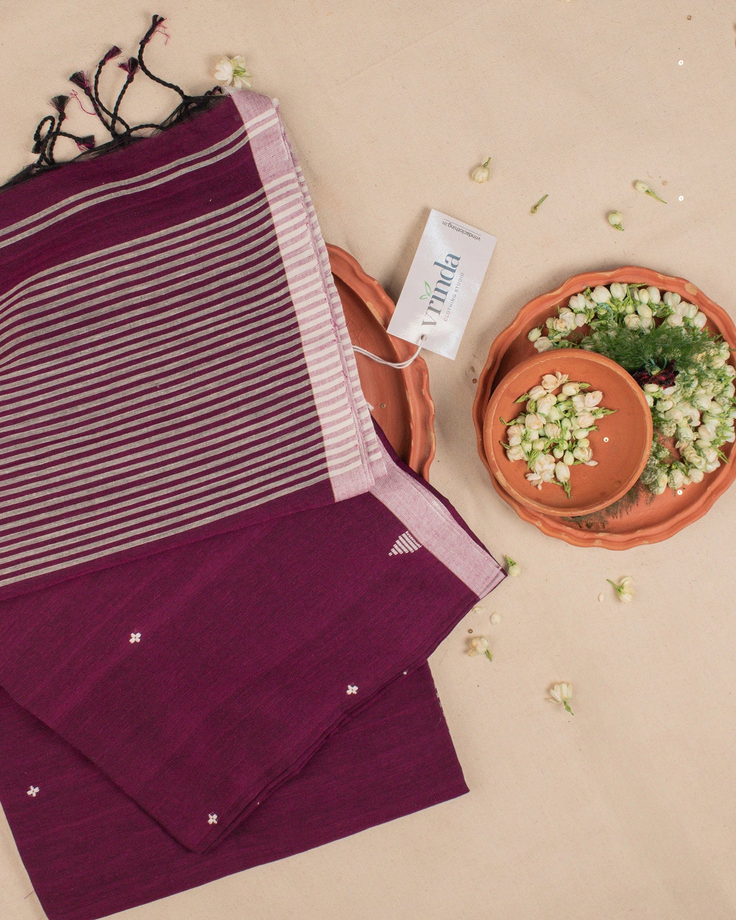 Jamini Wine Saree