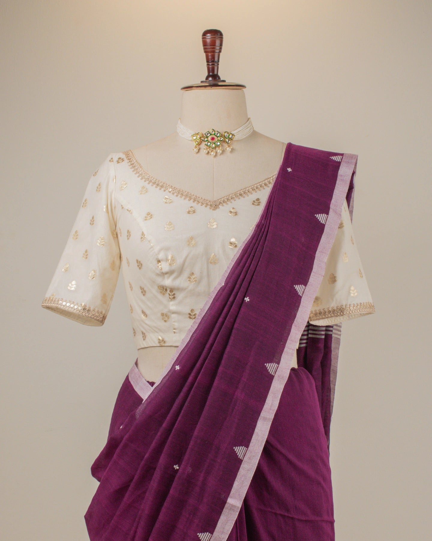 Jamini Wine Saree