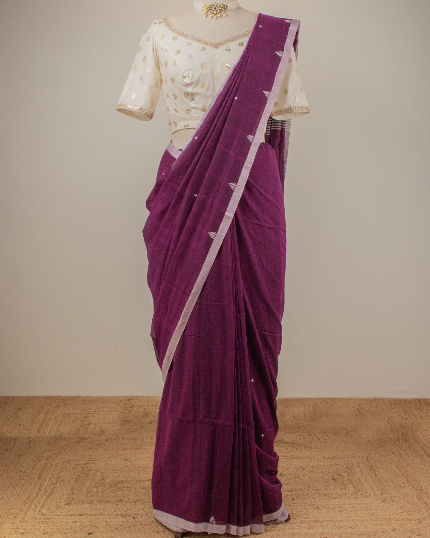 Jamini Wine Saree