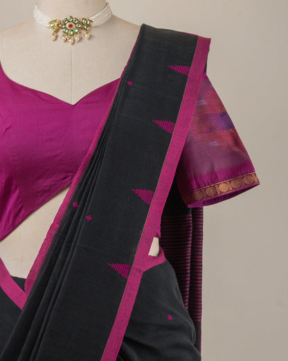 Jamini Black Saree