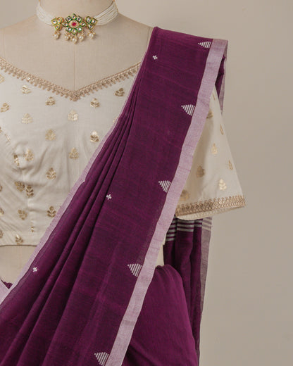 Jamini Wine Saree