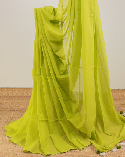 Kiwi Crush Saree