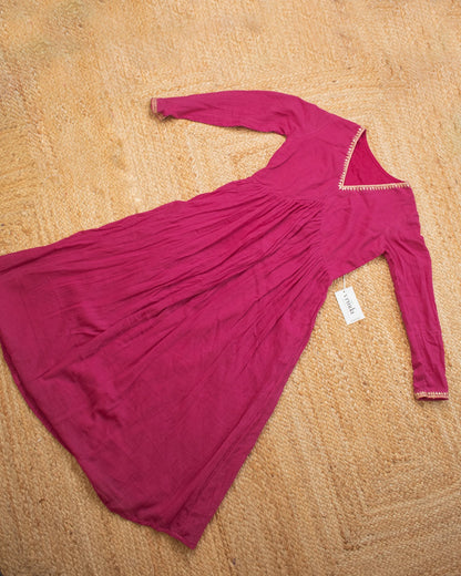 Komal Magenta Kurta