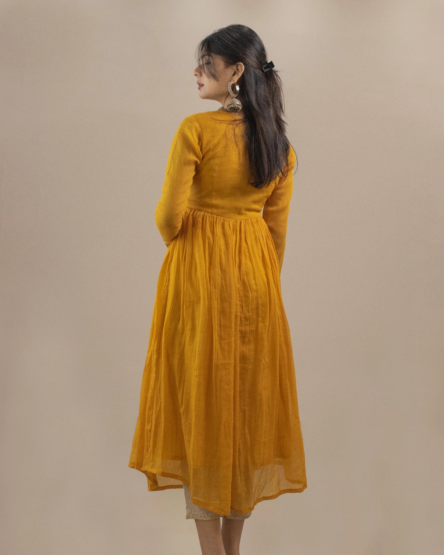 Komal Mustard Kurta