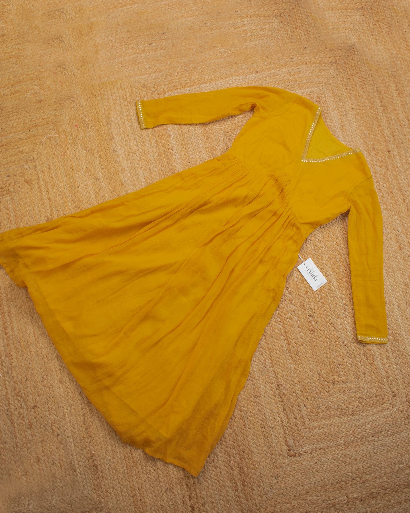 Komal Mustard Kurta