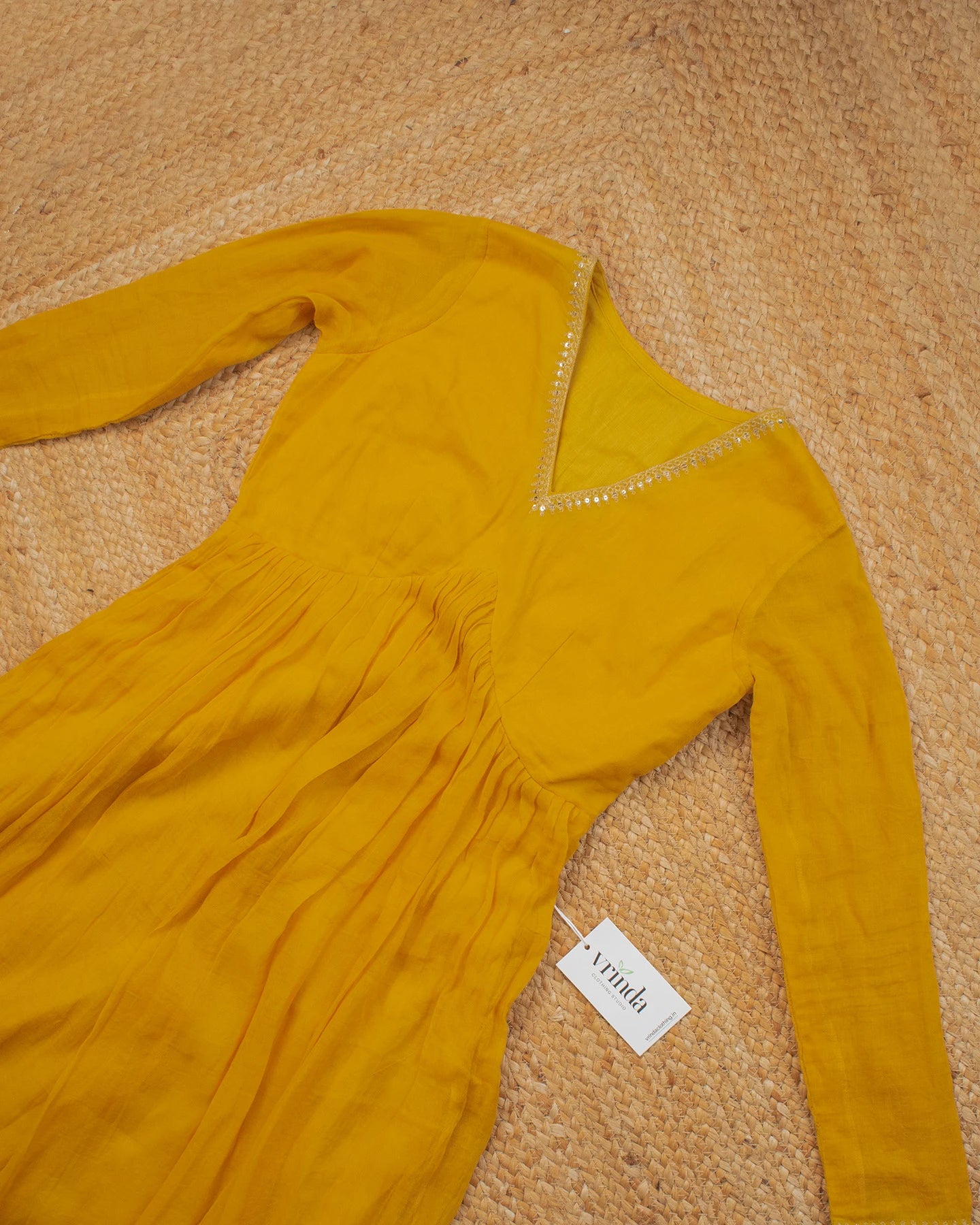 Komal Mustard Kurta