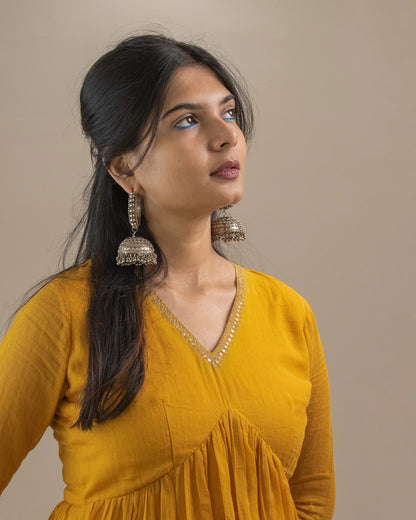 Komal Mustard Kurta